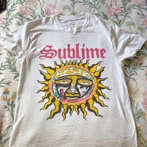 Sublime White Graphic Tee - Short Sleeve